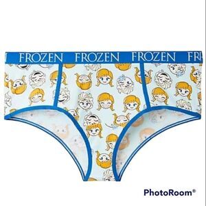5X 28W Torrid Blue Frozen Cheeky Panty Disney Princess Elsa Anna Cotton Plussize